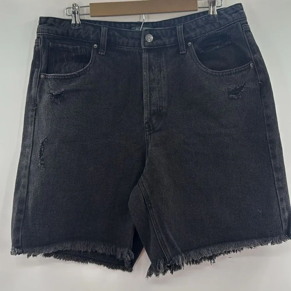 3for$20 Wild Fable Black High Waisted Fringe Hem  Shorts size 14 and 8 NWT